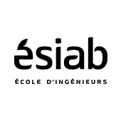 Logo noir sur blanc ésiab - école d'ingénieurs à Brest