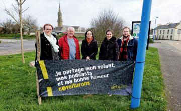 Inauguration de la camapgne de communication sur le covoiturage au Pays des Abers