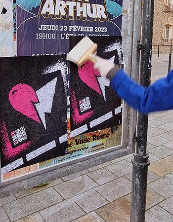 Affichage psychoquiz éhop à Rennes