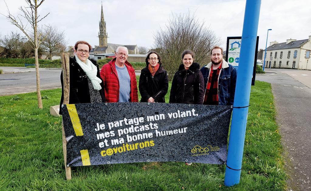 Inauguration de la camapgne de communication sur le covoiturage au Pays des Abers