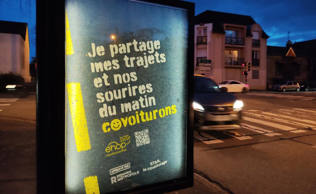 Rennes métrpole s'engage pour le covoiturage