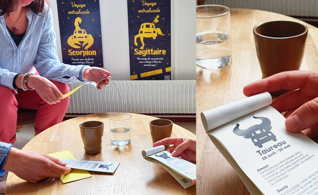 Campagne de communication covoiturage horoscoop
