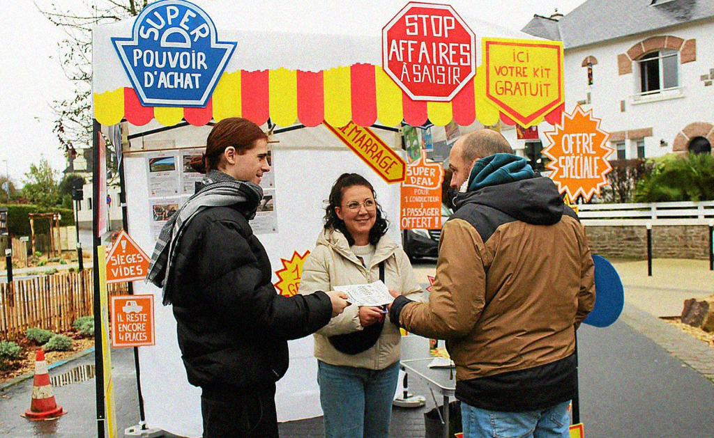 Animation covoiturage Super Promo 6 voitures a la douzaine