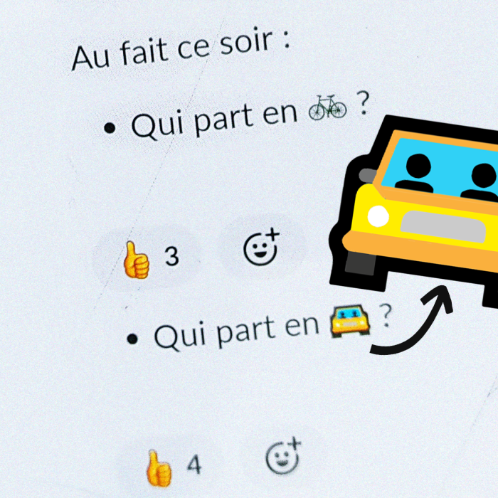 L'emoji covoiturage par éhop